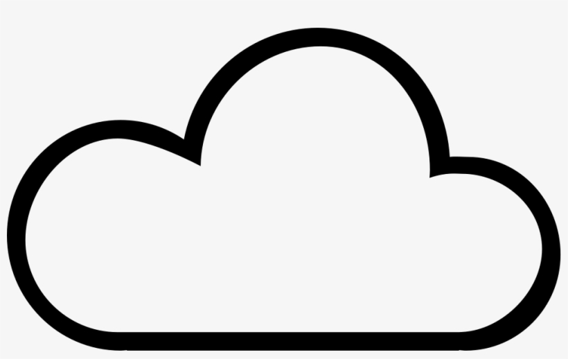 Cloud Outline Internet Symbol Comments - Telephone, transparent png download