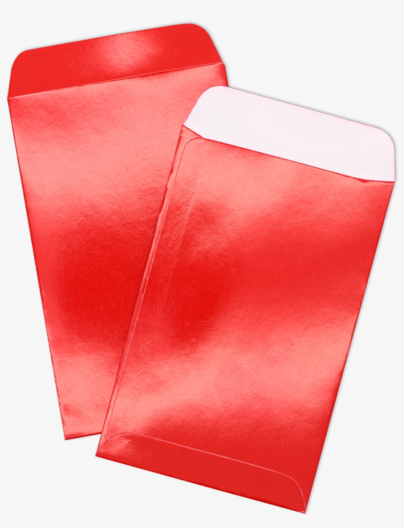 Red Small Chinese New Year Envelope - Leather, transparent png download