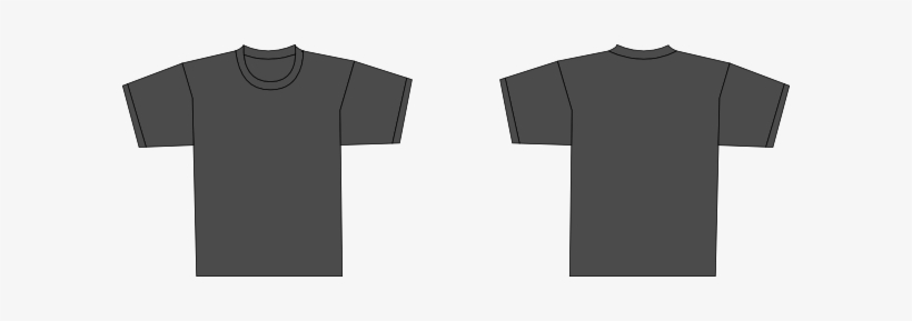 Grey Shirt Clip Art At Clker - Clip Art, transparent png download