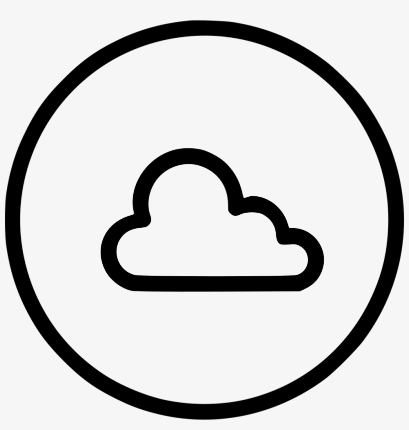 Cloud Online Storage Outline Stroke Ui Comments - Icon, transparent png download
