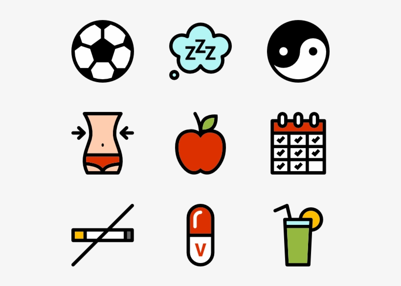 Fitness Icon Packs - Fitness Icon Color Png, transparent png download