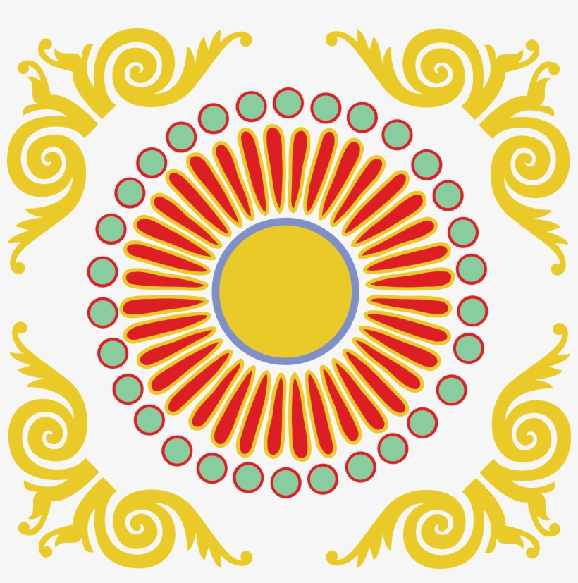 Clipart Resolution 4129*3963 - Plum And Bow Devi Medallion Tapestry, transparent png download