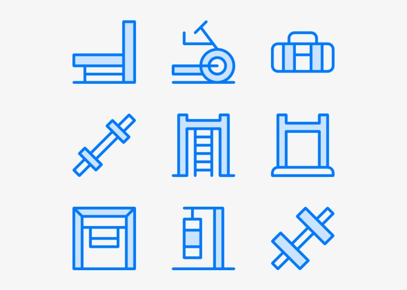 Gym 25 Icons - Icon, transparent png download