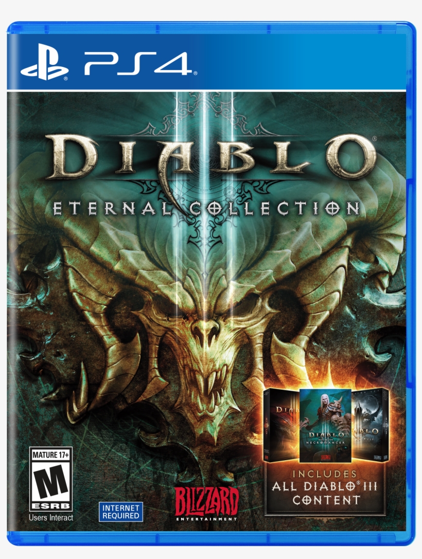 Diablo Iii Eternal Collection, Activision, Playstation - Diablo 3 Eternal Collection Ps4, transparent png download