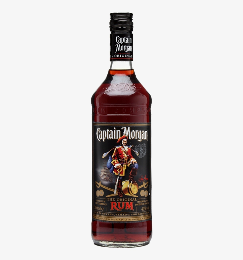 Captain Morgan Dark Rum - Captain Morgan Original Dark Rum, transparent png download