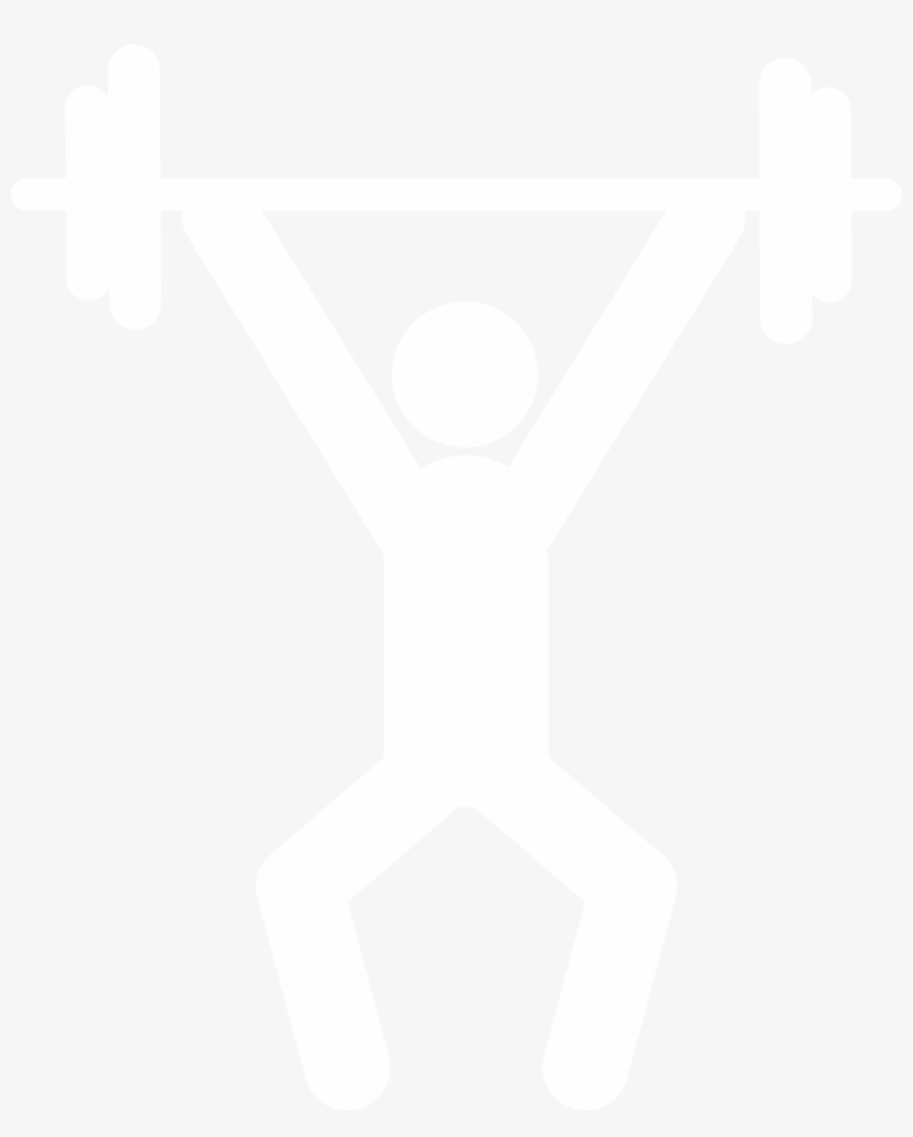 Fitness Icon White Png, transparent png download