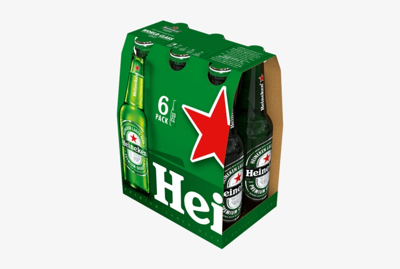 Heineken 330ml 6 Pack - Heineken Beer 12s Can Heineken, transparent png download