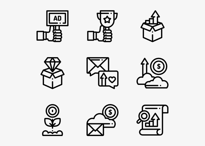 Marketing & Growth - Fire Line Icon Png, transparent png download