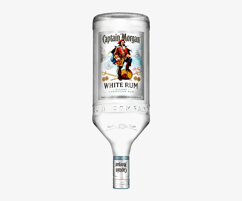 Captain Morgan - Captain Morgan White Rum / Litre, transparent png download