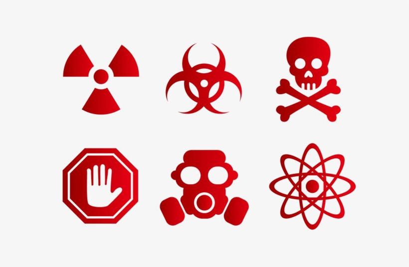 Danger Sign Png File - Hazardous Materials Symbols, transparent png download