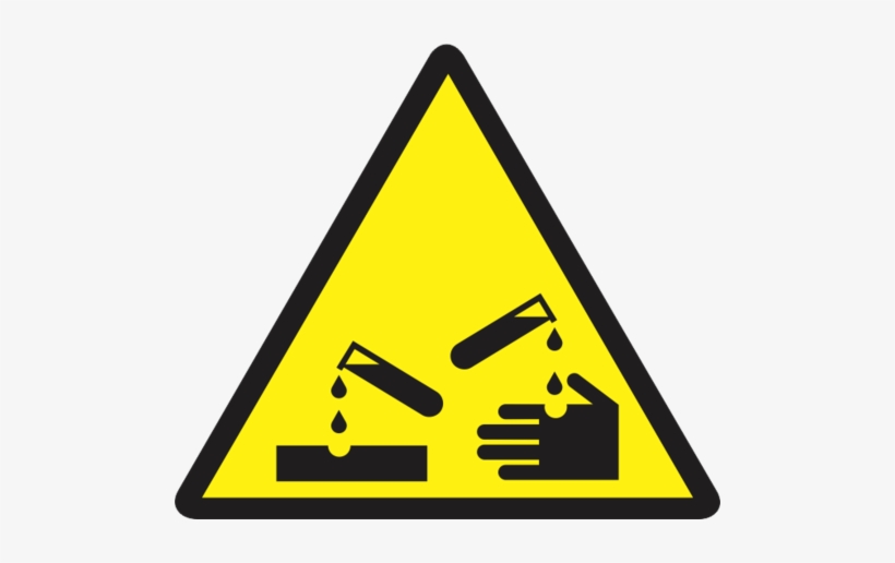 Danger Corrosive Subsrance Sign - Corrosive Symbol Png, transparent png download