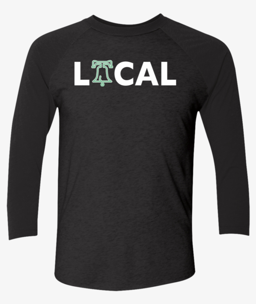 Philly Is Local Football Edition Tri Blend 3/4 Sleeve - Sleeve, transparent png download
