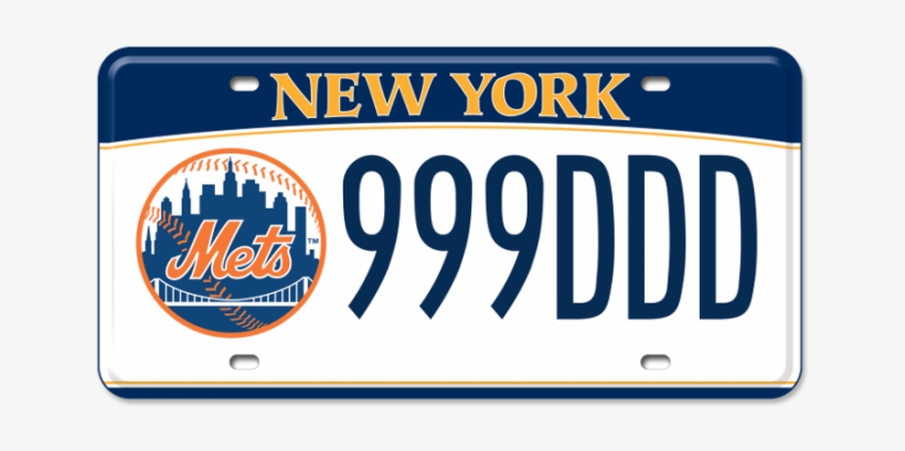 Ny Mets License Plate, transparent png download