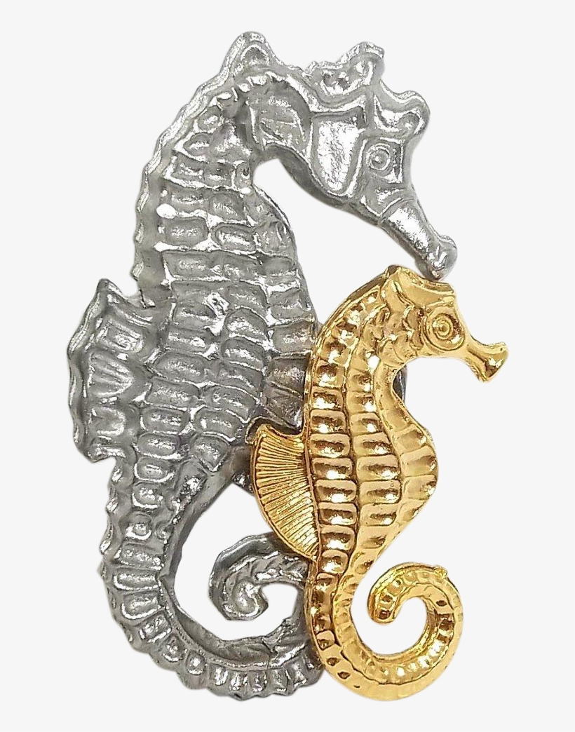 Seahorse Pin Brooch - Brooch, transparent png download