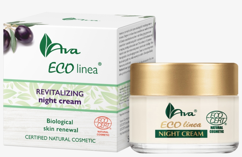 Eco Linea Revitalizing Night Cream - Ava Laboratorium, transparent png download