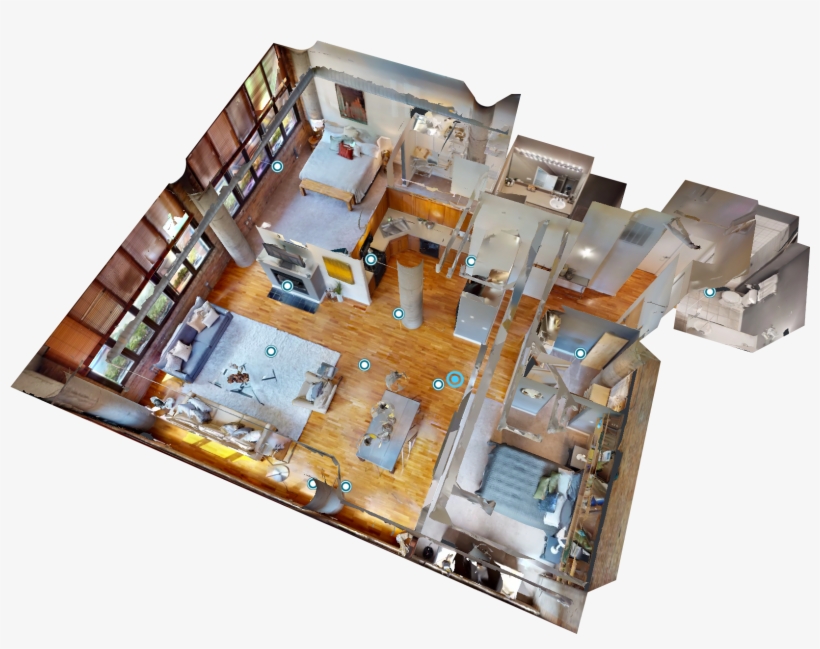 Dollhouse Example With Matterport's 3d Camera For Real - House, transparent png download