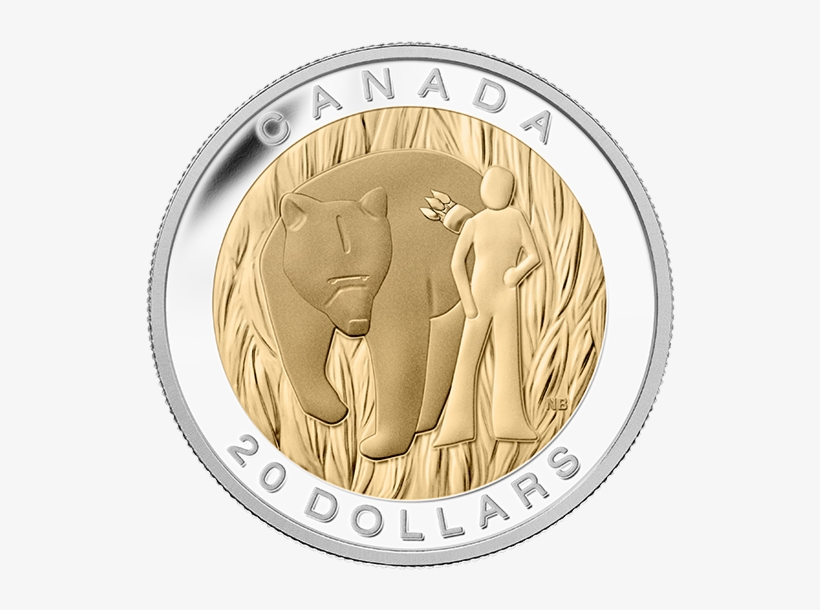 Fine Silver Coin - Seven Sacred Teaching Courage Coin, transparent png download