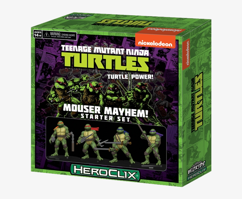 Also Available - Wizkids - Tmnt Heroclix: Mouser Mayhem Starter Set, transparent png download