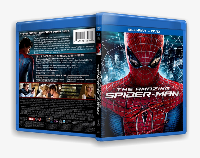 El Sorprendente Hombre Arana - Amazing Spider-man (2012) [blu-ray], transparent png download