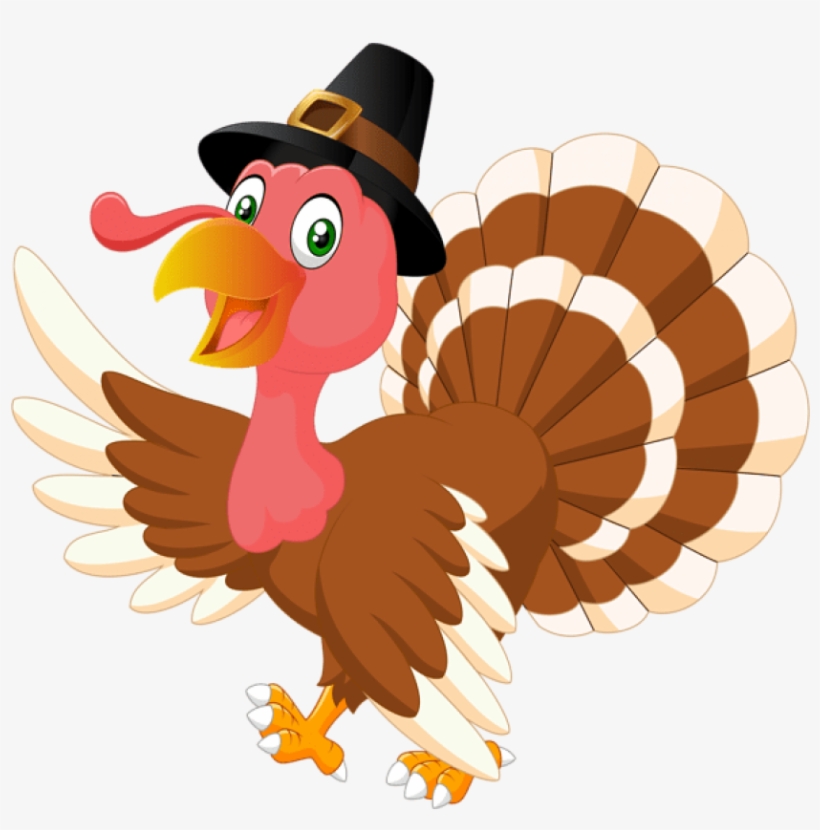 Free Png Thanksgiving Turkey Png Images Transparent - Turkey Waving, transparent png download