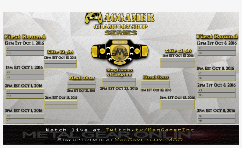 Sign Up For The Mgo Championship Series Tournament - Tournament, transparent png download