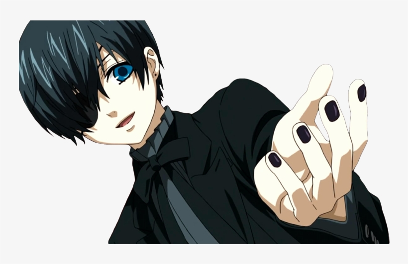 Ciel Phantomhive Png - Ciel Phantomhive Nails, transparent png download