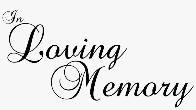 Loser Buys Tournament In Memory Of Anthony Carmody - Loving Memory Clip Art, transparent png download