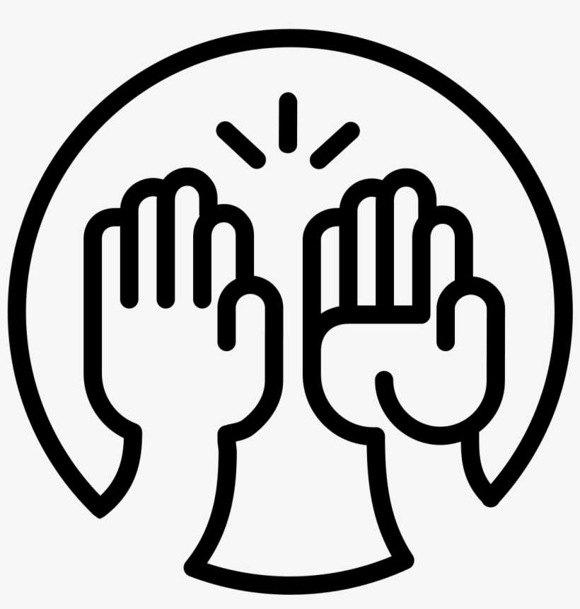 Home - Hire-icon - High Five Icon Png, transparent png download