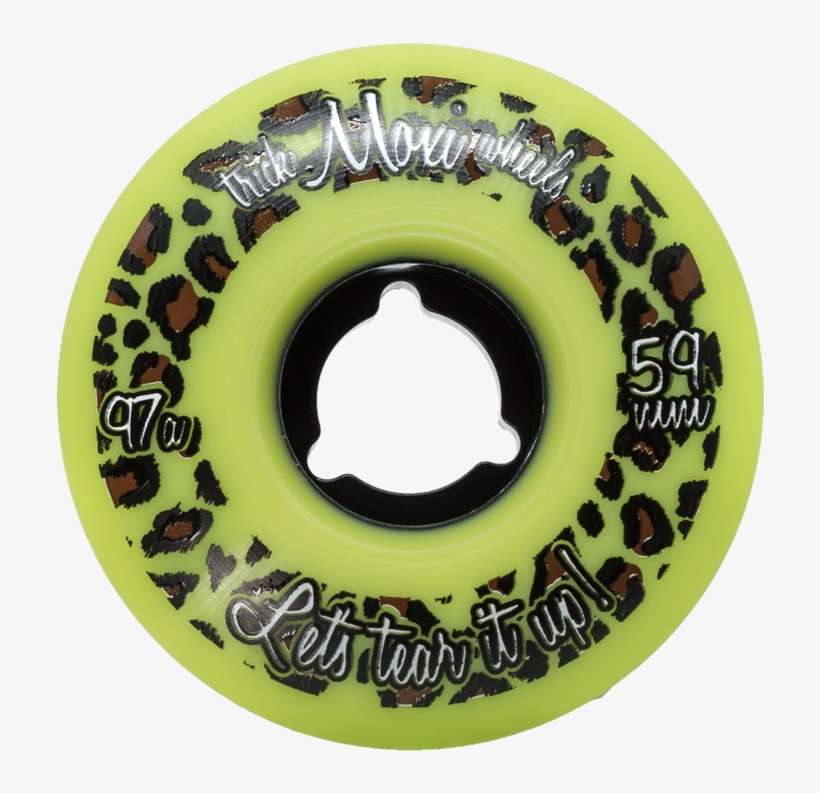 Moxi Trick Wheels 59mm - Moxi Trick Wheels Lime 59mm 97a - 4 Set, transparent png download