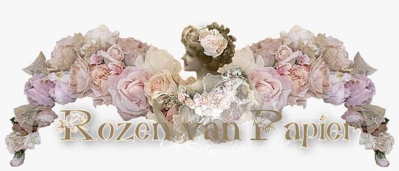 Vintage Paper Roses - Paper, transparent png download