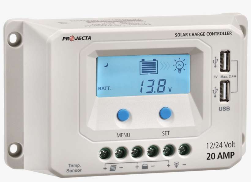 Lightning Fixed Solar Regulator Wiring Kit With 20a - Charge Controller, transparent png download