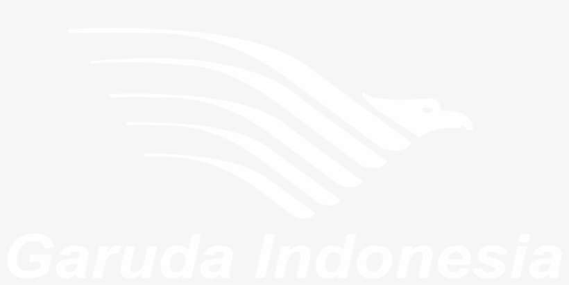 Garuda Indonesia Logo Black And White - Accor Hotels White Logo, transparent png download