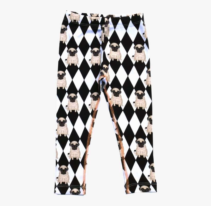 Filemon Kid Leggings Pug Diamond Aop - Filemon Kid Pug Diamond Leggings, transparent png download