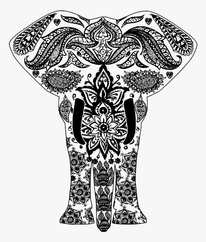 Download Png - Abstract Elephant - Tote Bags, transparent png download