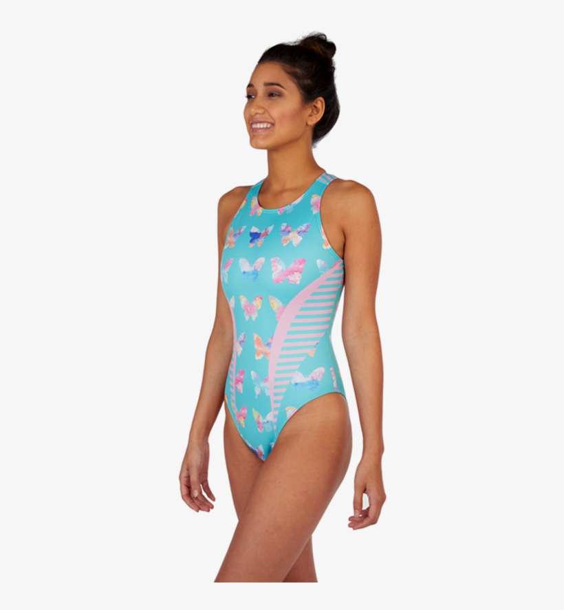 Butterfly Women's Euro Water Polo Suit - Water Polo, transparent png download