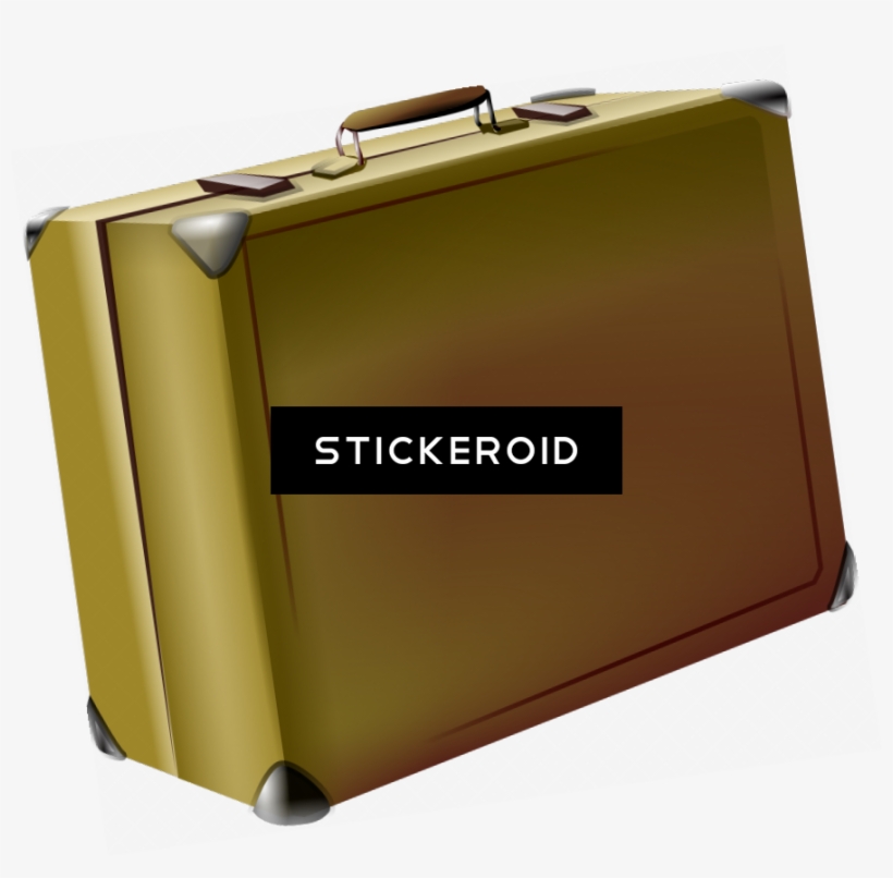 Vintage Suitcase Icon - Suitcase Clipart, transparent png download