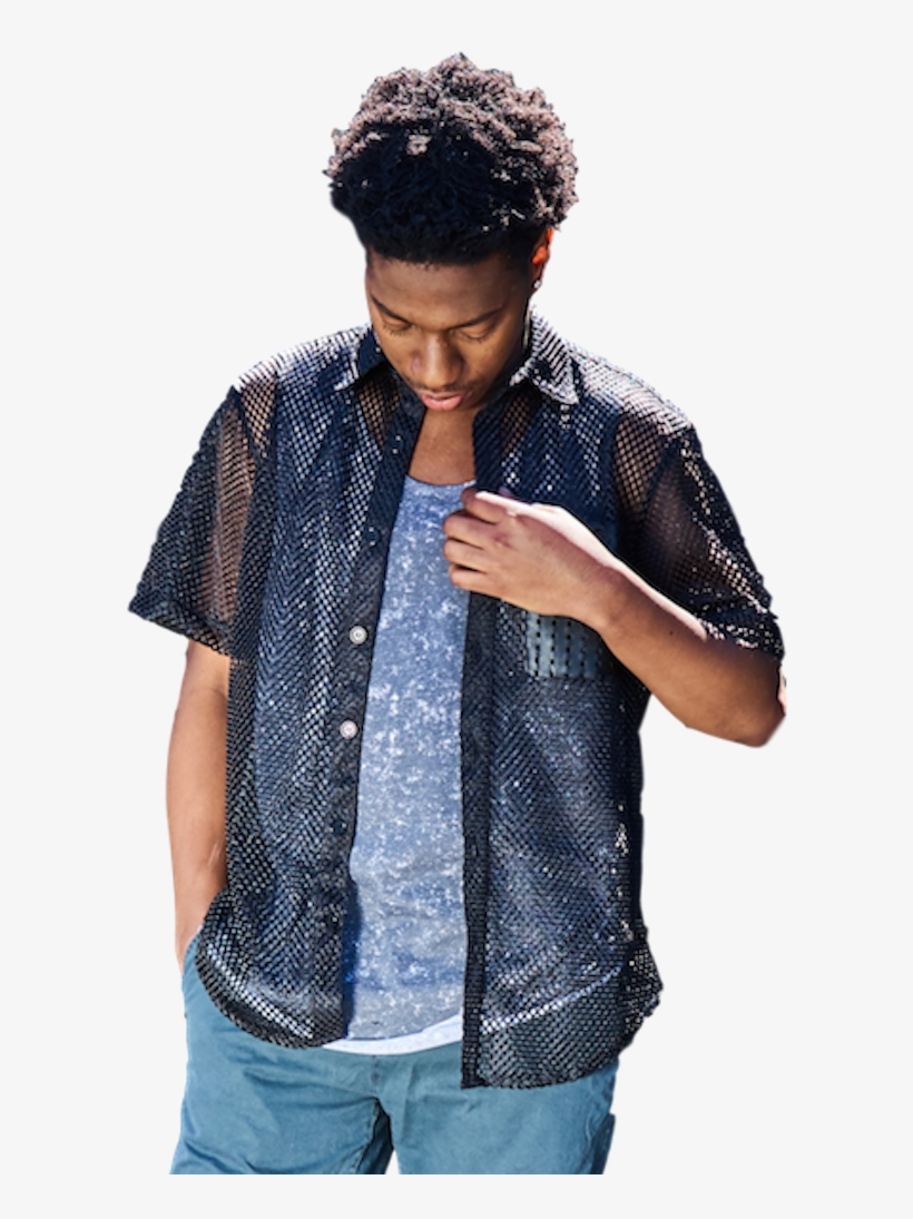 Black Mesh Buttondown Shirts Stuzo Clothing Rigit - Gentleman, transparent png download