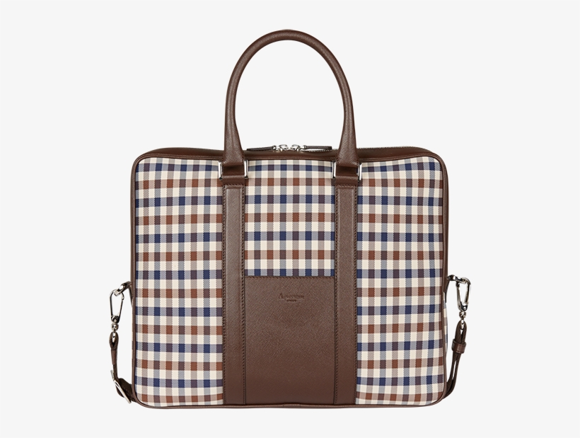 Aquascutum Club Check Laptop Bag, transparent png download