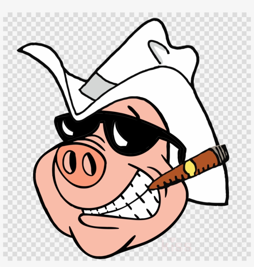 Cigar Pig Clipart Cigar Wild Boar Clip Art - Boss Hogg Clip Art, transparent png download