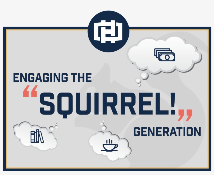 Engaging The “squirrel ” Generation - Graphic Design, transparent png download