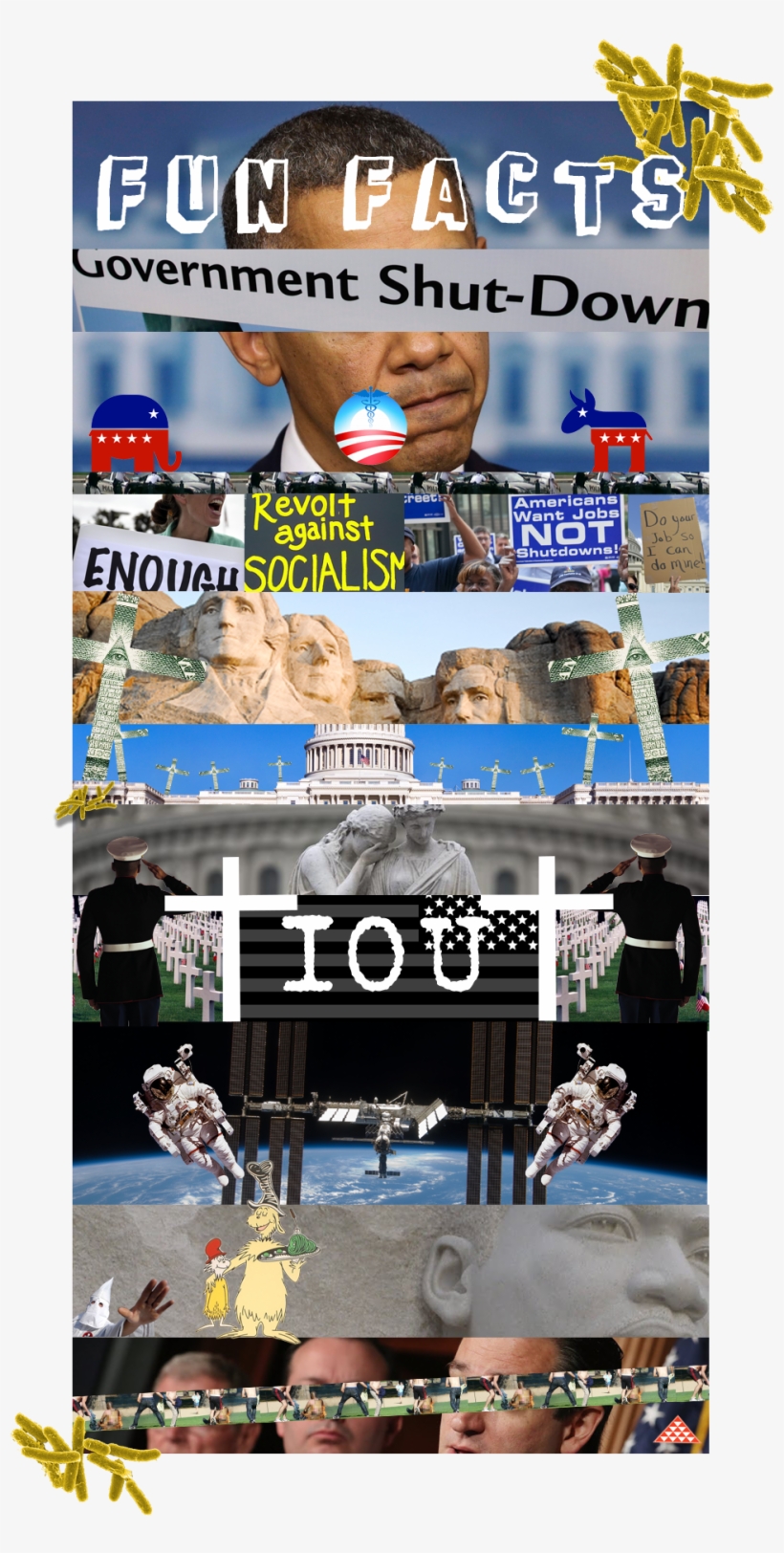 Texas Republican Senator Ted Cruz Reads Green Eggs - Posterazzi The International Space Station Backdropped, transparent png download