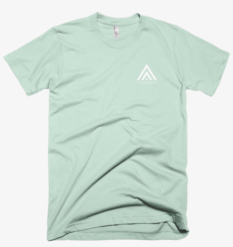 American Apparel - Sea Foam - White Logo - First Amendment Shirt, transparent png download