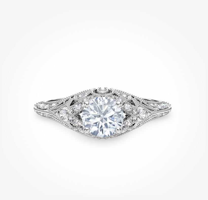 Item Number - Fmr00039rb - Engagement Ring, transparent png download
