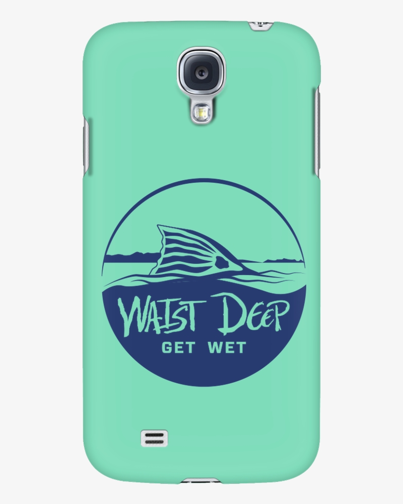 Phone Case / Redfish Get Wet Design / Navy / Sea Foam - Red Drum, transparent png download