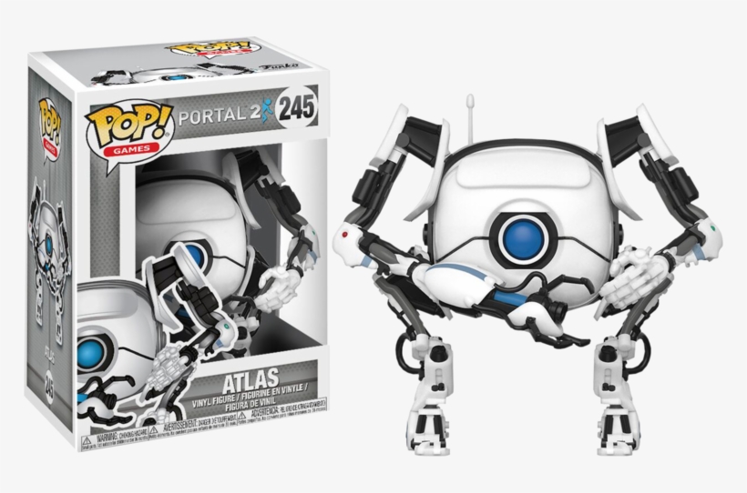 Atlas Pop Vinyl Figure - Portal 2 Funko Pop, transparent png download