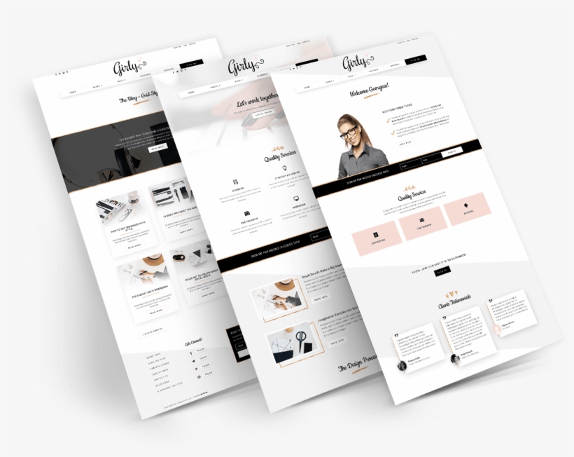 Feminine Divi Child Theme For Entrepreneurs - Femininity, transparent png download