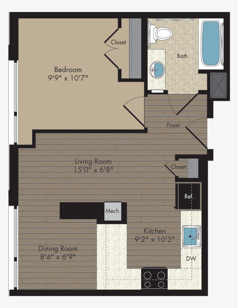 Hodge On 7th 55 Plus Community In Dc - Hodge On 7th, transparent png download