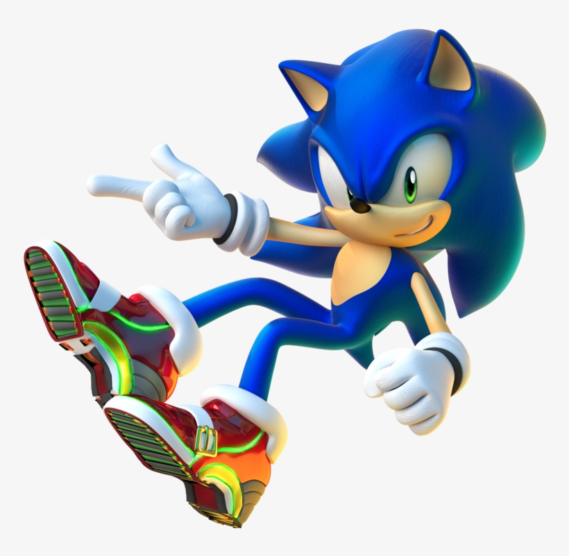 Sonicfol6 - Sonic With Soap Shoes, transparent png download