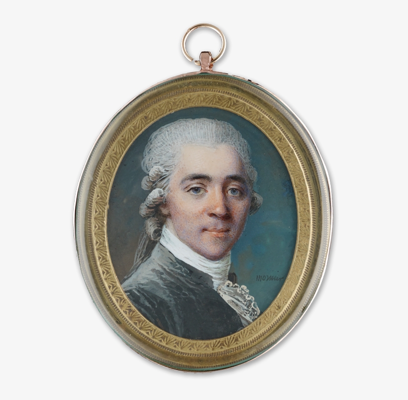 Portrait Miniature Of A Gentleman, Wearing Dark Grey - Portrait Miniature, transparent png download