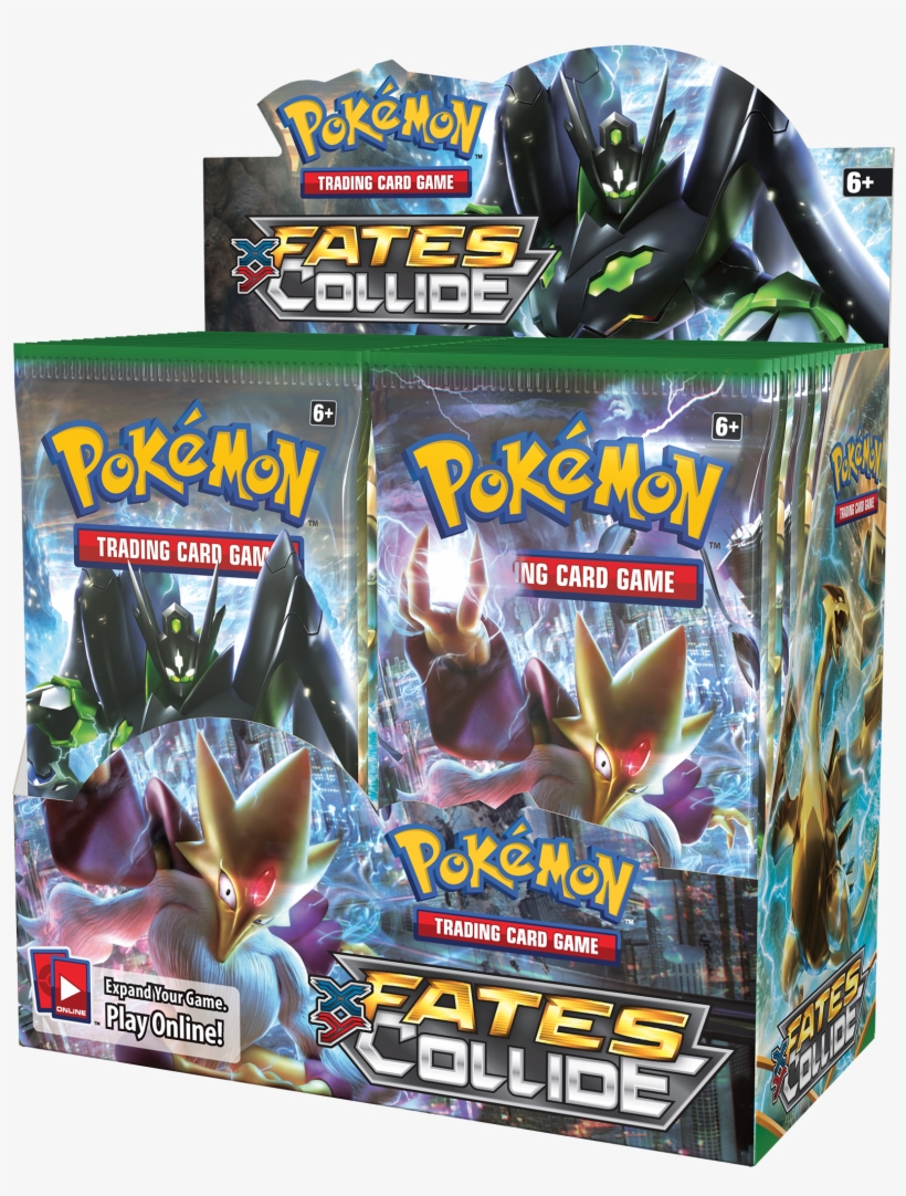 Pokemon Xy - Pokemon Fates Collide Booster Box, transparent png download